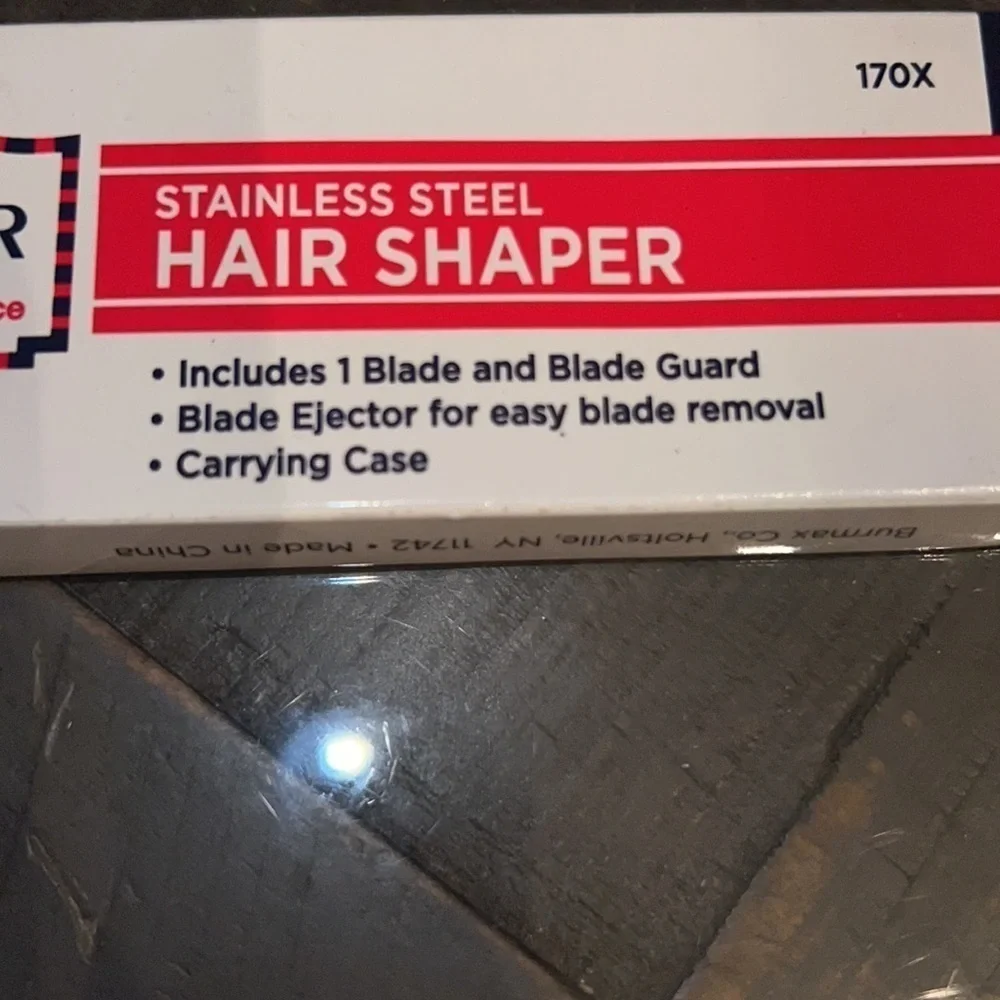 Scalpmaster Stainless Steel Hair Shaper 170X Professional Barber Razor With Case